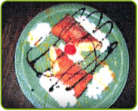 Chimi Cheesecake, dessert plate